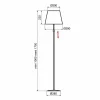 Sale Aluminor Store lampadaire, alu/noir
