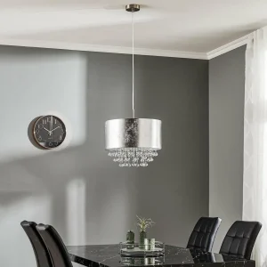 Cheap Globo Amy - suspension textile argentée avec suspension