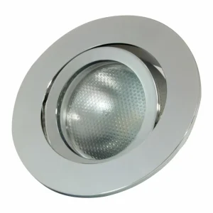 Flash Sale MEGATRON Anneau enc. LED Decoclic GU10/GU5.3, rond, argenté