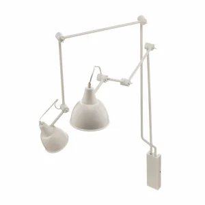 Discount ALDEX Applique 814, réglable, à 2 lampes, blanche