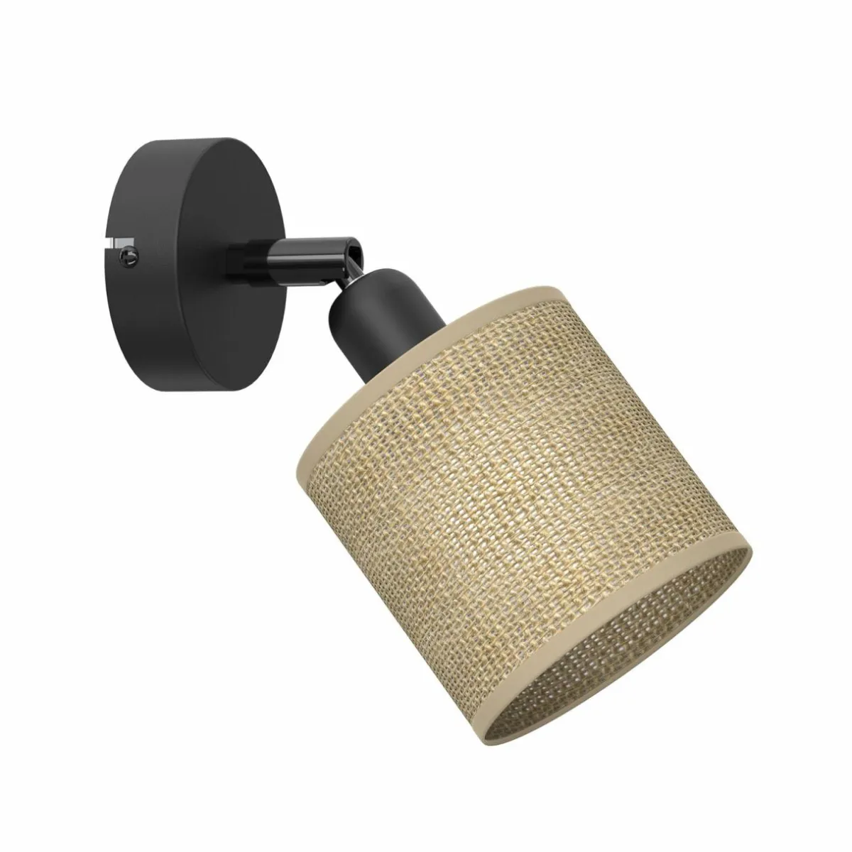 applique_adeline_avec_abatjour_en_jute___lampe_0.webp Shop Luminex Applique Adeline avec abat-jour en jute, à 1 lampe