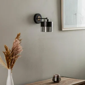 Discount Avonni Applique AP-4288-1BSY en métal et verre