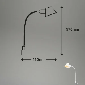 Flash Sale Briloner Applique Brello, fixation à vis, blanche