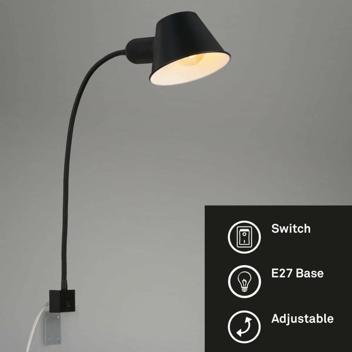 applique_brello_fixation__vis_noire_3.webp Flash Sale Briloner Applique Brello, fixation à vis, noire