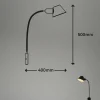 Flash Sale Briloner Applique Brello, fixation ronde, noire