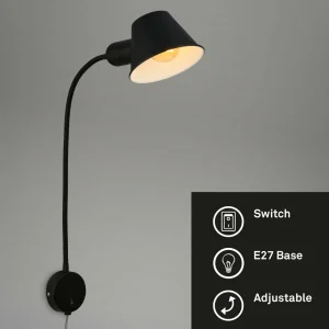 Flash Sale Briloner Applique Brello, fixation ronde, noire