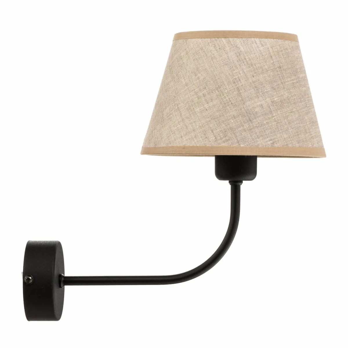 applique_chicago_avec_abatjour_en_lin_2.webp Hot TK Lighting Applique Chicago avec abat-jour en lin