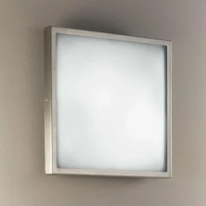 Clearance Fabas Luce Applique et plafonnier en verre OSAKA 30 nickel