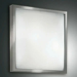 Clearance Fabas Luce Applique et plafonnier en verre OSAKA 30 nickel
