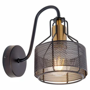 Outlet Näve Applique Foro, à une lampe, noir/doré