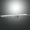 Outlet Fabas Luce Applique LED Rapallo, chromée, IP44, 60 cm