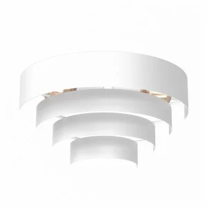 Outlet Luminex Applique Levin avec abat-jour en acier, blanche