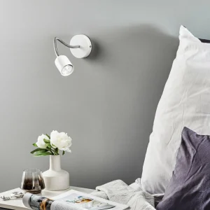 Best Eko-Light Applique Maxi avec bras flexible, blanc
