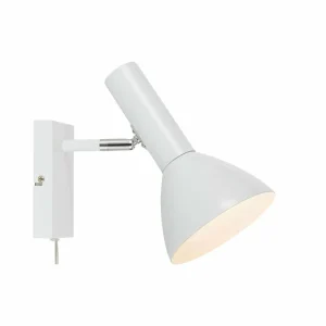 Clearance Markslöjd Applique Metro, blanche, avec câble et prise