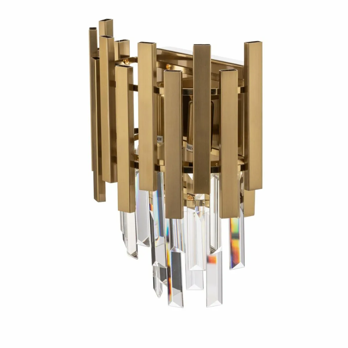 applique_murale_aspen_mtal_dor_cristaux_de_verre___cm_2.webp Outlet Eko-Light Applique murale Aspen, métal doré, cristaux de verre, Ø 25 cm