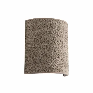 Fashion Euluna Applique murale Boucle en tissu, cappuccino