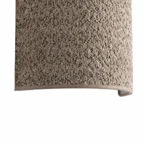 Fashion Euluna Applique murale Boucle en tissu, cappuccino