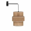 Cheap TK Lighting Applique murale Calisto, Jute, brun naturel, interrupteur