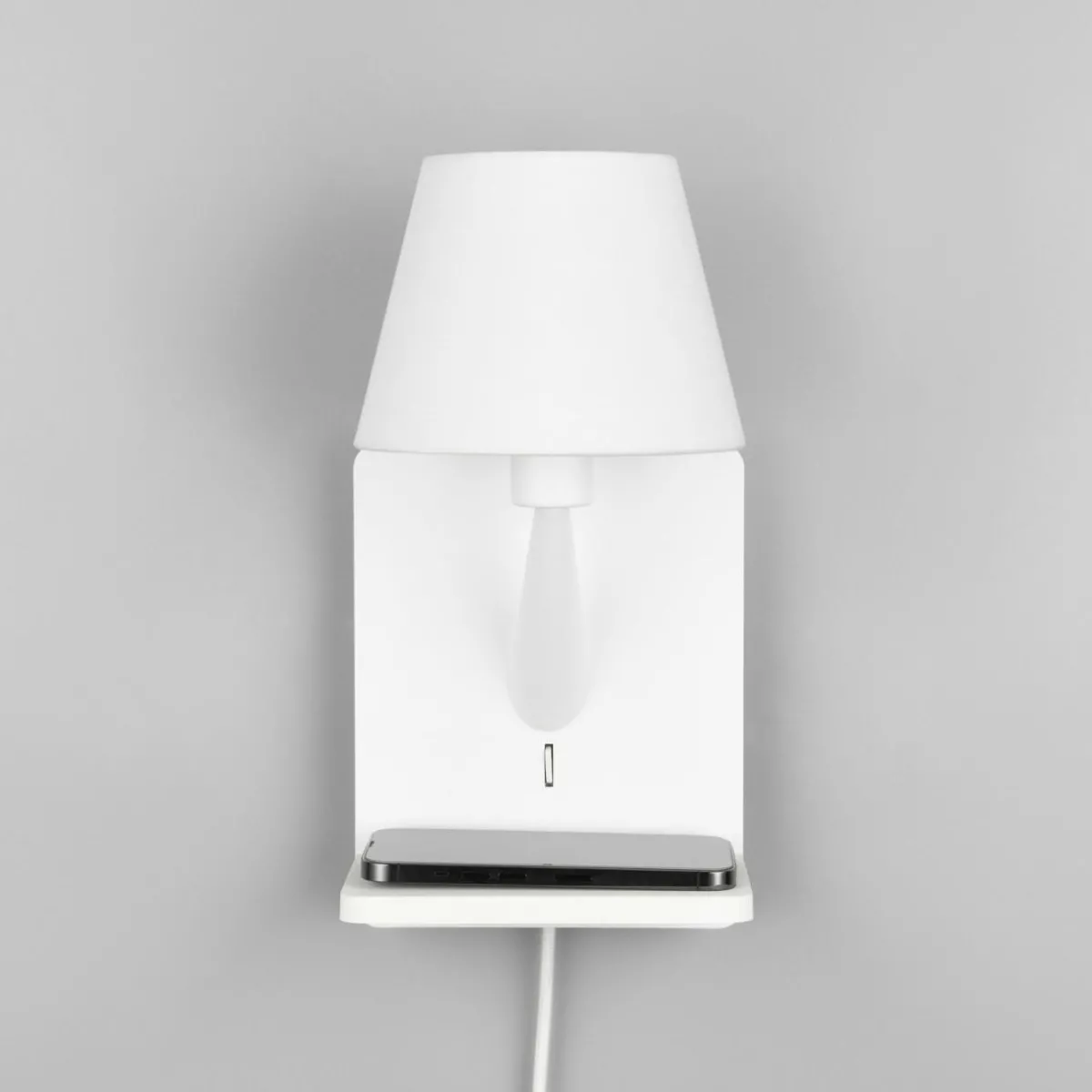 applique_murale_comfort_blanc_mat_mtal_fiche_e_0.webp Cheap Trio Lighting Applique murale Comfort, blanc mat, métal, fiche, E14