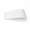 Fashion TECNICO by Sforzin Applique murale Delfi, blanc, plâtre, largeur 35 cm, G9