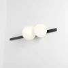 Online ALDEX Applique murale Garda 2, noir, métal, verre, à 2 lampes