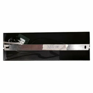 New Steinhauer Applique murale Glaslic, à 2 lampes, ambre, verre, métal