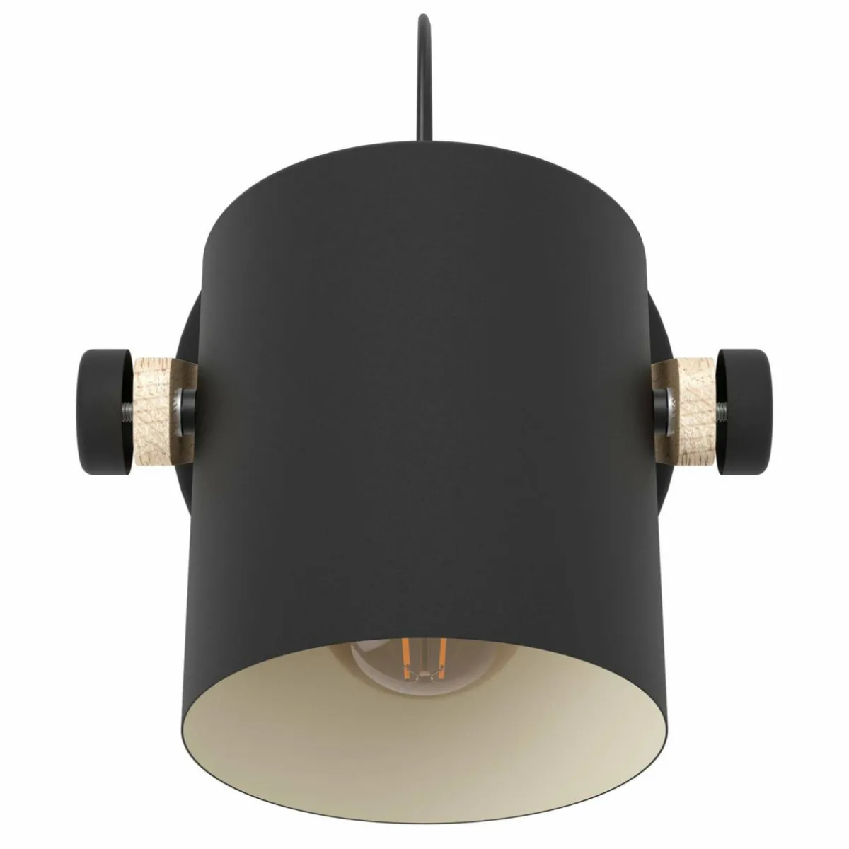 applique_murale_hornwood___cm_noirbrun_acier_2.webp Hot EGLO Applique murale Hornwood, Ø 17 cm, noir/brun, acier