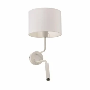 Fashion Nowodvorski Lighting Applique murale Hotel Plus avec liseuse, blanc