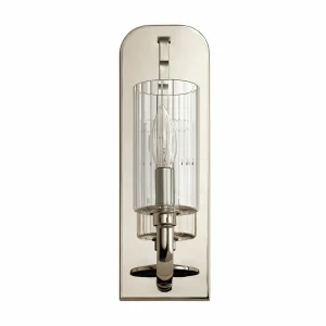 Shop Quintiesse Applique murale Kimrose, à 1 lampe, nickel poli