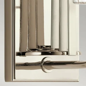 Shop Quintiesse Applique murale Kimrose, à 1 lampe, nickel poli