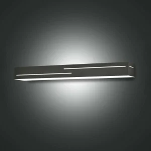 Cheap Fabas Luce Applique murale LED Banny, anthracite, largeur 50cm, Up- & Downlight