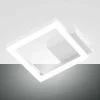 Clearance Fabas Luce Applique murale LED Bard, blanc, 17 x 17 cm, métal, intensité variable