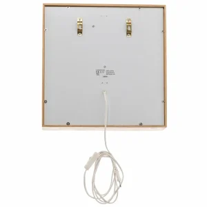 Shop Fabas Luce Applique murale LED carrée Window en chêne