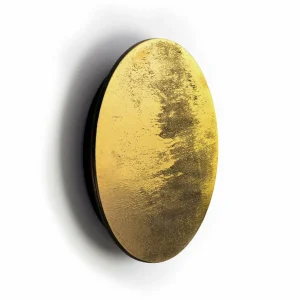 Best Nowodvorski Lighting Applique murale LED Ring M, Ø 25 cm, contreplaqué, doré