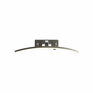 Flash Sale Searchlight Applique murale LED Santorini, largeur 40 cm, chromée, inclinable