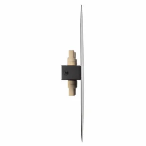 Discount TK Lighting Applique murale Lunia New, noir, Ø 30 cm