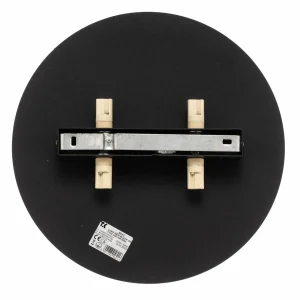 Discount TK Lighting Applique murale Lunia New, noir, Ø 30 cm