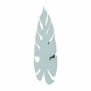New TK Lighting Applique murale Monstera, forme de feuille, 3 x G9, acier, vert menthe