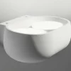 Fashion TECNICO by Sforzin Applique murale Mysia, à 2 lampes, blanc, largeur 20 cm, plâtre, GX53