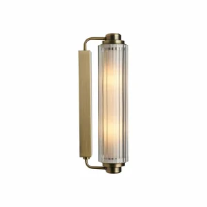 Best Nordlux Applique murale Nimal Double, IP44, plastique, métal, laiton