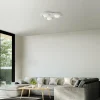 New TECNICO by Sforzin Applique murale Pitane, à 2 lampes, largeur 41 cm, blanc, plâtre, GX53