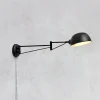 Outlet Markslöjd Applique murale Portland, réglable en 2 positions, noir