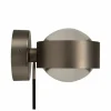 Shop Top Light Applique murale Puk Wall Mini Plus, chrome, verre, orientable