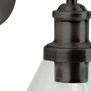 Best Sale Searchlight Applique murale Pyramide, noir