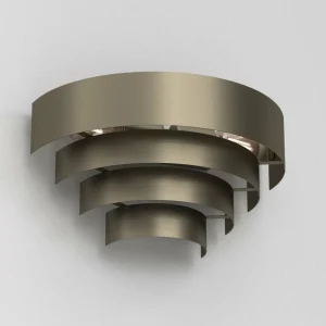 Cheap Luminex Applique murale Rings, couleur titane, acier, 2 x E27