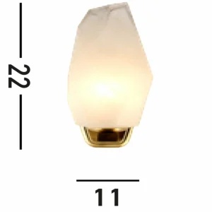 Cheap Searchlight Applique murale Rocky, à 1 lampe, couleur laiton, acier, verre, IP44