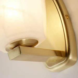 Cheap Searchlight Applique murale Rocky, à 1 lampe, couleur laiton, acier, verre, IP44