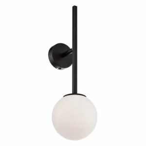 Outlet Euluna Applique murale Rune avec boule en verre, à 1 lampe