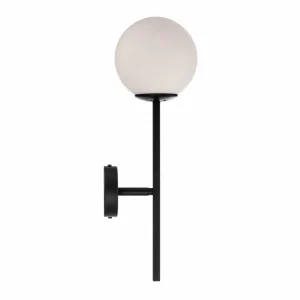 Outlet Euluna Applique murale Rune avec boule en verre, à 1 lampe