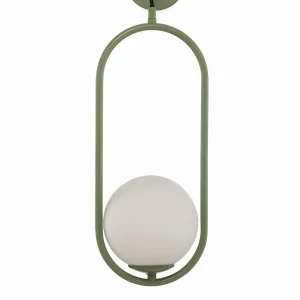 Sale Jupiter Applique murale Samba, à 1 lampe, vert/blanc